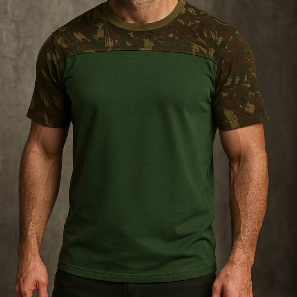 Camiseta Camuflada Militar Forças Armadas Segurança PM Patrulha Vigilante Direita Choque