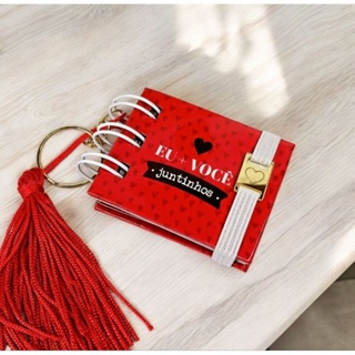 Chaveiros Mini álbum com 12 Fotos Lembrancinha Dia dos namorados ou Capa personalizada em Oferta na Shopee