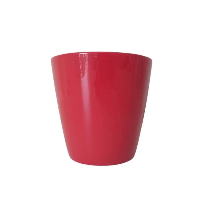 Vaso Cachepô Cone de Cerâmica Pote 15 Decore Plante Flores Orquídea Zamioculca