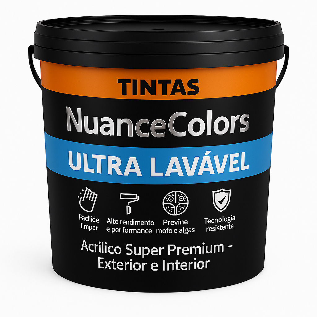 Tinta Super Lavavel 5Kg e 13Kg NuanceColors - Limpavel Facil de Limpar Premium Luxo em Oferta na Shopee
