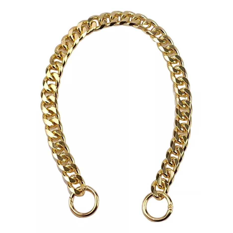 Alça Corrente 6 mm Para Bolsa Com Argola Articulada 50 Cm