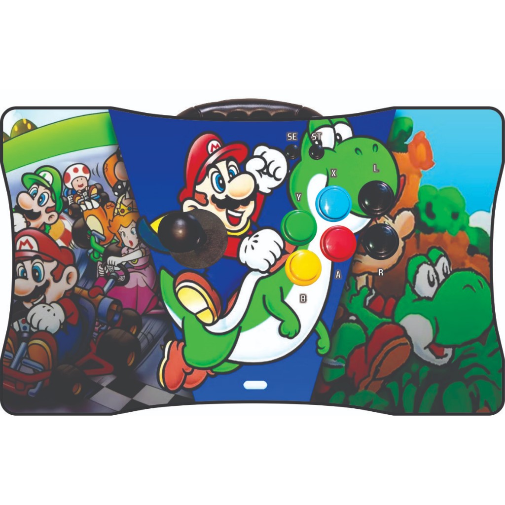 Controle Arcade Para Super Nintendo "SNES" Com Fio Nativo!