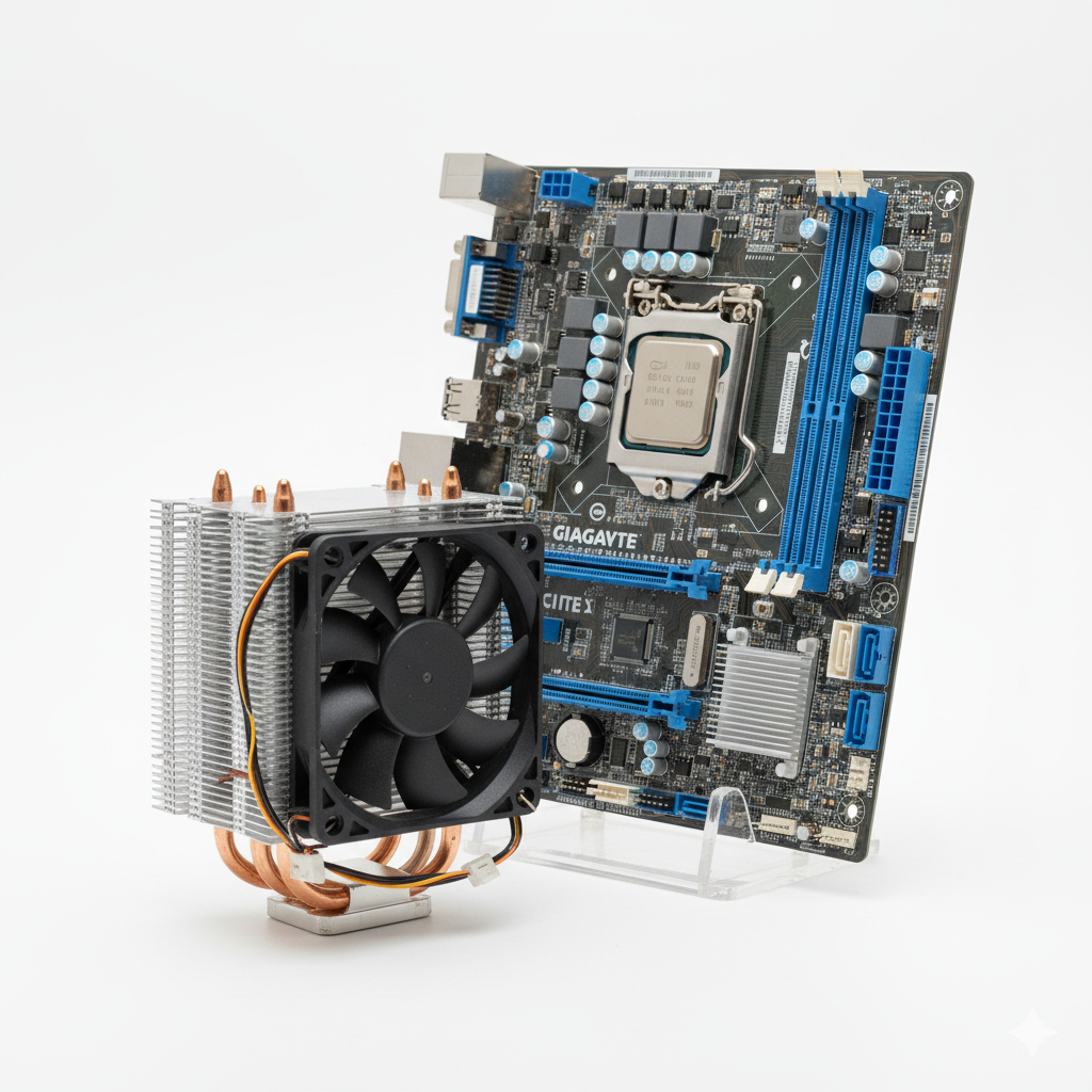 PLACA MAE 775 DDR2 DDR3 KIT PROCESSADOR DISSIPADOR