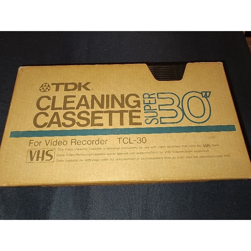 TDK Cleaning Cassete Video TCL-30