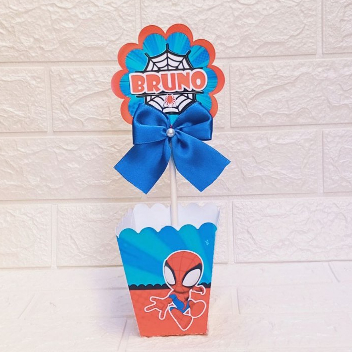 Homem Aranha Centro de Mesa Personalizados | Aniversário | Festa Infantil | Lembrancinhas Personalizadas |Festa Infantil