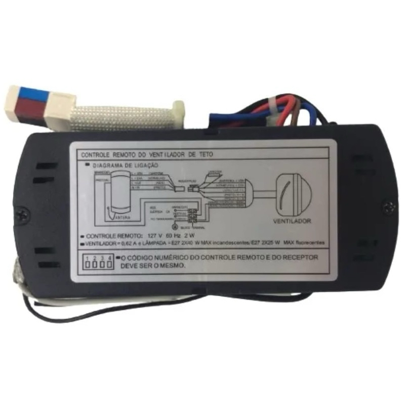 Receptor Para Ventilador de Teto Arno Aero Timer 110v e 220v Original