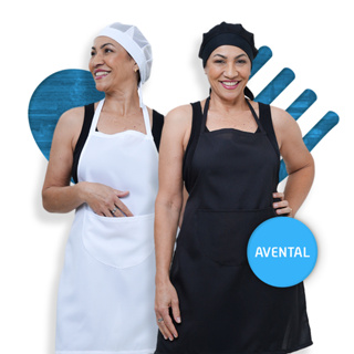 Avental Oxford Unissex Cozinha Restaurante Lanchonete Padaria Churrascaria Uniforme em Oferta na Shopee