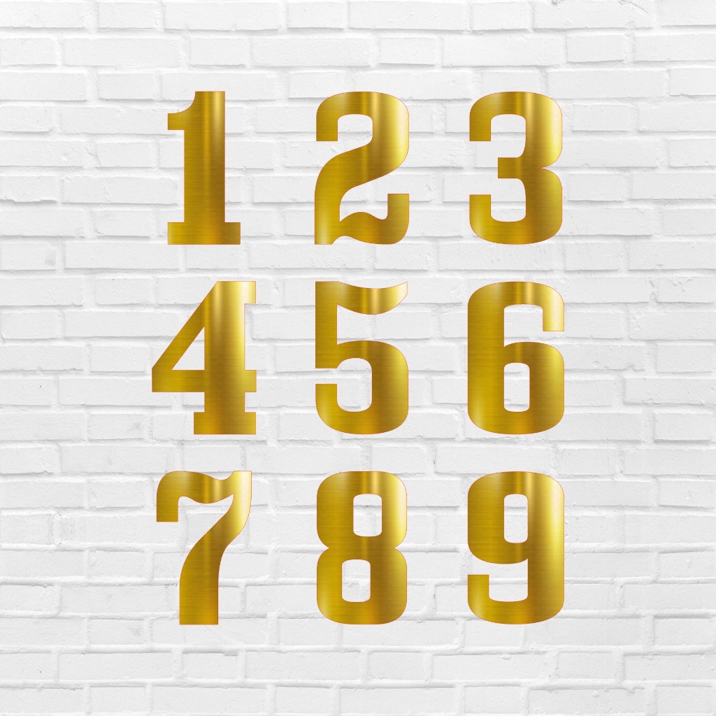 ENVIO RÁPIDO – Aplique Idade Dourado 4cm  – Apliques Personalizados Idade – Apliques para Lembranças em Oferta na Shopee