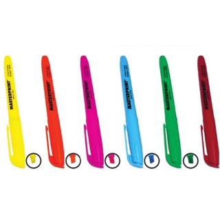 KIT 2/4/6/12 CANETA MARCA TEXTO MP 612 – DESTAQUE E COLORAÇÃO PERFEITA em Oferta na Shopee