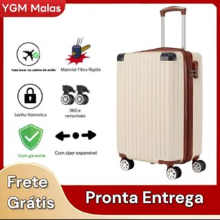 Mala De Viagem Polipropileno Zíper Extensível Rodas 360 Removíveis Bordo Pequena Media 10KG 8KG 18KG em Oferta na Shopee