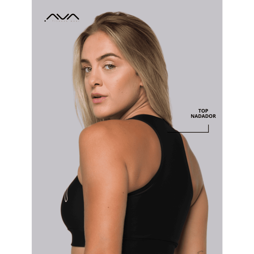 Kit 2 Top Feminino Suplex Poliamida Academia Alta Sustentação AVA Fitness Originals — imagem 2 de 2