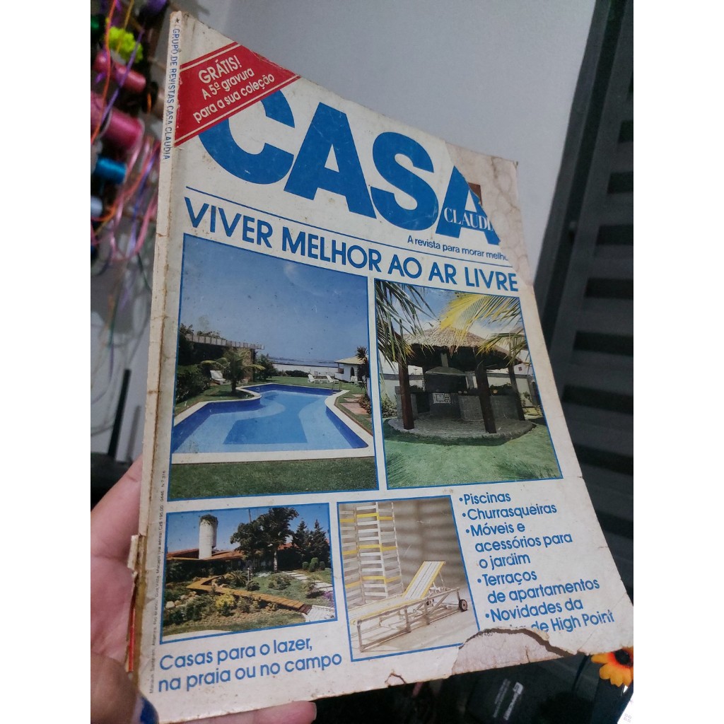 Revista Casa Claudia  janeiro 1988