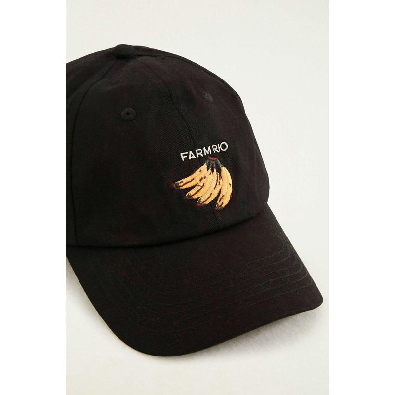 Boné Tropical Preto FARM ETC - Verão 2026