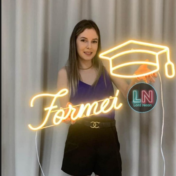 Luminária Led Neon FORMEI + CHAPÉU em Oferta na Shopee