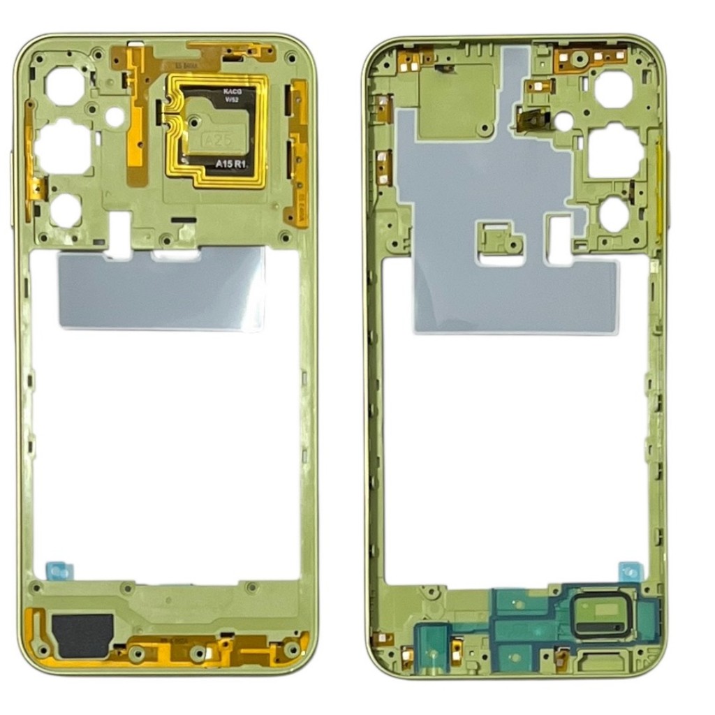 Carcaça Aro Moldura Lateral Para Galaxy A25 5g A256b Verde
