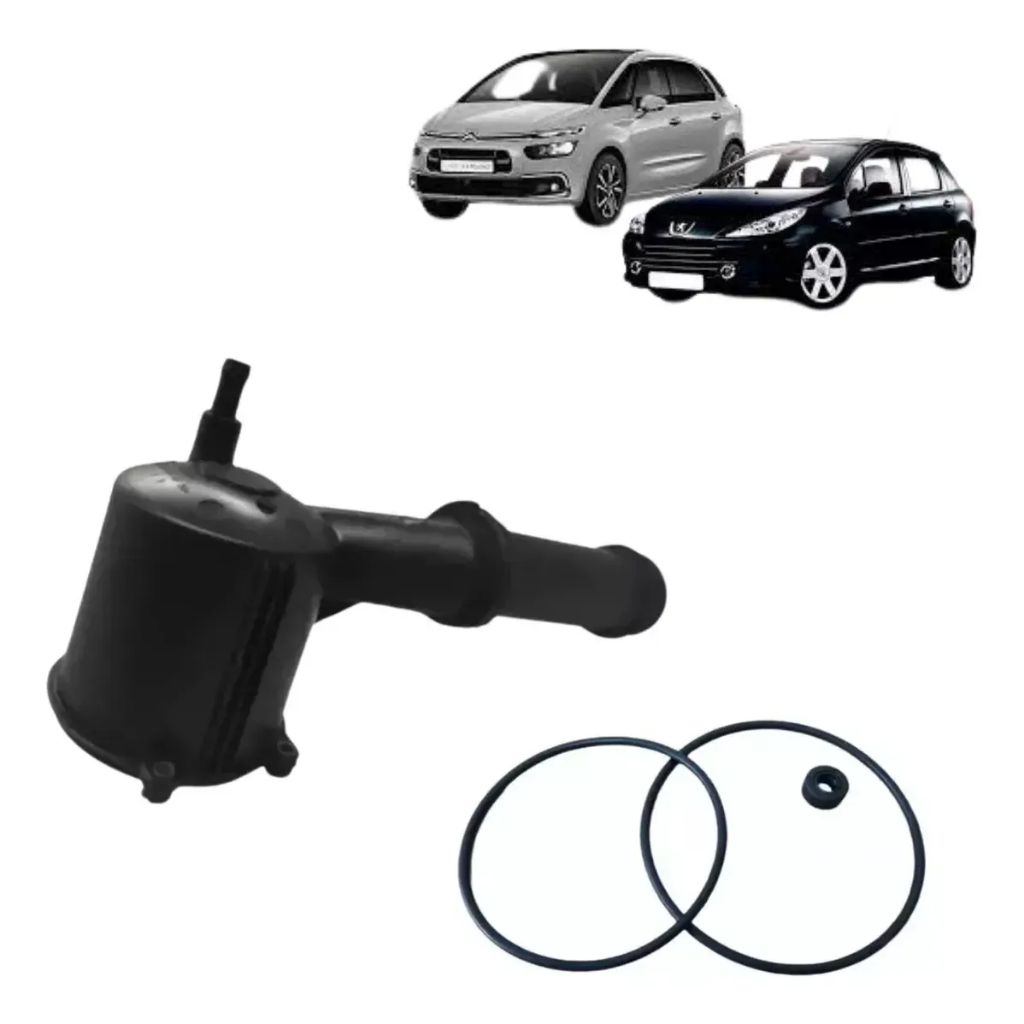 Reservatório Bomba Direção Eletro Hidráulica Peugeot 307 Citroen C4 Pallas + Oring Kit Reparo Retentor e oring