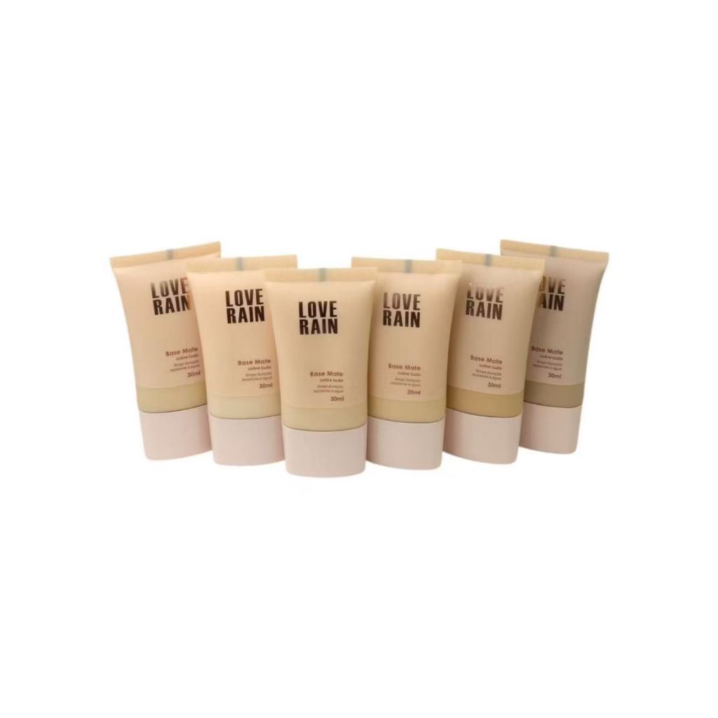 Base líquida Matte Alta cobertura    -    Lové Rain em Oferta na Shopee