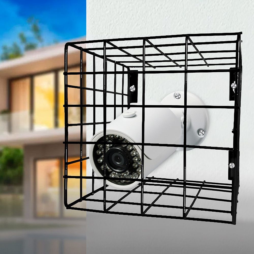 Grade de Proteção para Câmera de Segurança Tipo Gaiola na cor Preto em Oferta na Shopee