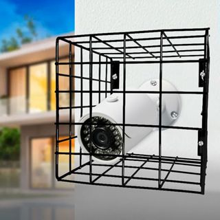 Grade de Proteção para Câmera de Segurança Tipo Gaiola na cor Preto em Oferta na Shopee