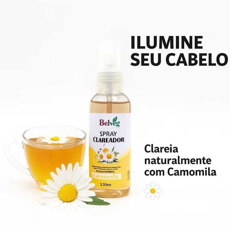 Spray Clareador Capilar Belveg – Ilumina, Clareia e Controla a Oleosidade em Oferta na Shopee