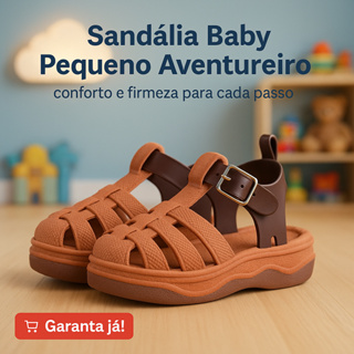 Sandália Baby Menino  - Confortável e Segura, Calce Fácil e Rápido Para Cada Passo | Garanta já! em Oferta na Shopee
