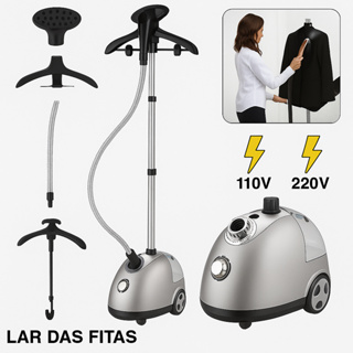 Steamer Vaporizador de Roupas Vertical Higieniza Roupas Cortina e Tecidos a Vapor Potente 1200W Lar das Fitas em Oferta na Shopee