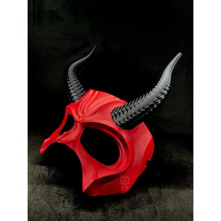 Mascara do Demonio para Cosplay - Mascara do Diabo para Cosplay - Não Inclui Elastico da mascara - Baile de Mascaras