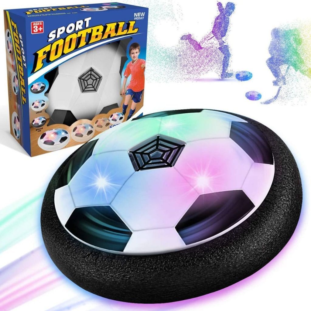 Bola De Futebol Flutuante Elétrica Disco Para Crianças LED Piscante Kid Outdoor Jogos Espo...