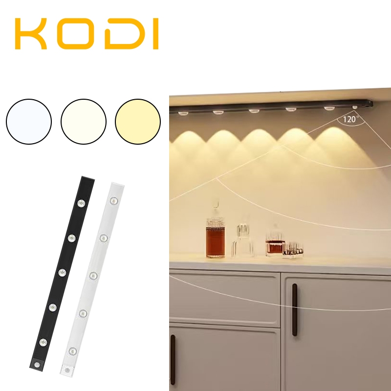 Luz de LED de Sensor de Movimento Ultra Fina para Armário de Olhos de Gato, Recarregável 60 cm-F9 em Oferta na Shopee