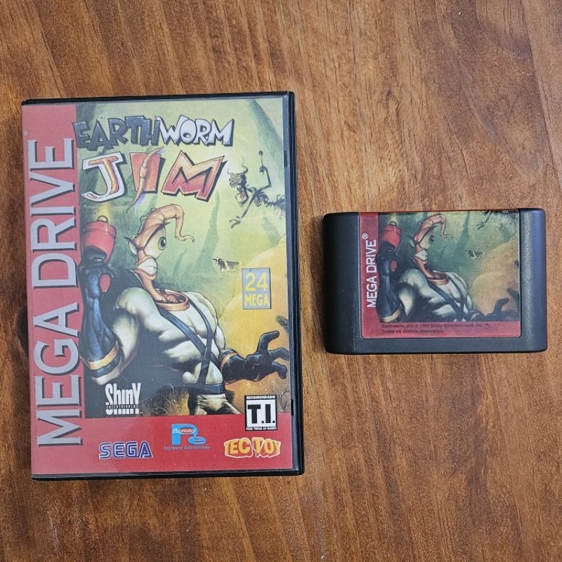 Earthworm Jim Mega Drive Tectoy