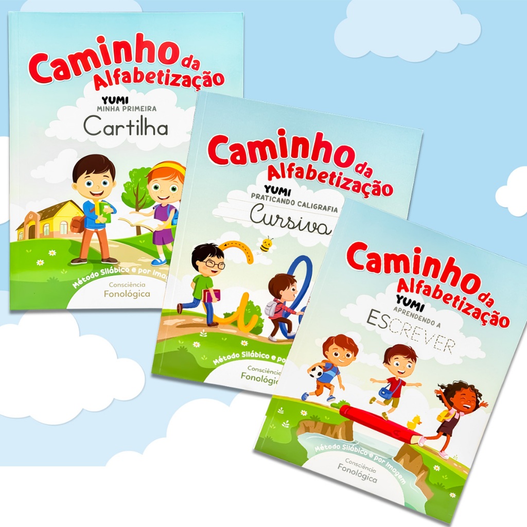 Coleção Livro Cartilha Caminhos da Alfabetização Caligrafia Exercícios Atividades Aprenda Escrever Letras em Oferta na Shopee