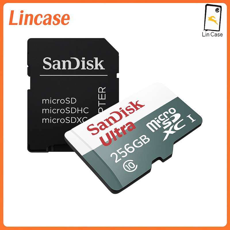 Cartão De Memória Sandisk Ultra A1 Classe 10 256gb / 512gb / 32gb / 64gb/ 128gb