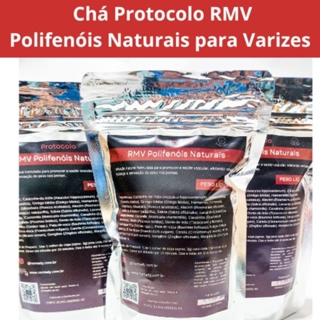 Protocolo RMV • Polifenóis Naturais / Chá 100% Natural com 21 Ervas | Vitalidade e Conforto para Pernas 100 Gr. em Oferta na Shopee