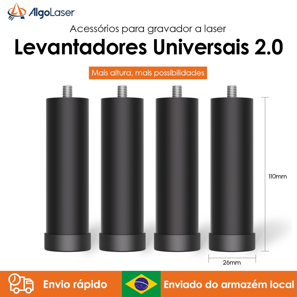 AlgoLaser  Pés dobráveis ​​elevam até 10 cm para máquina de corte a laser e gravação a laser