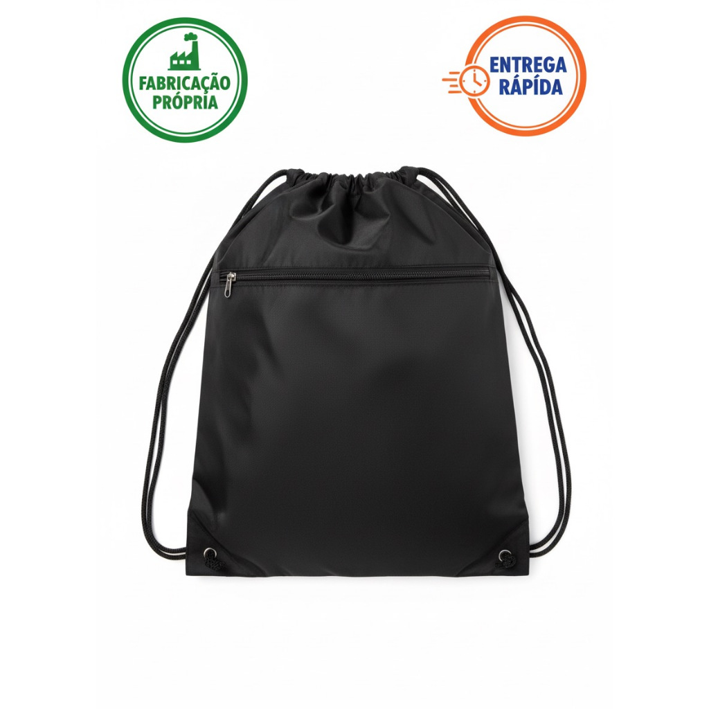 Mochila Saco Fitness Esportiva Viagem Cordinha Resistente Leve Prática Unissex Dia a Dia Academia Treino Caminhada