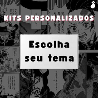 Kit Especial Escolha o seu tema - anime série filme mangá em Oferta na Shopee
