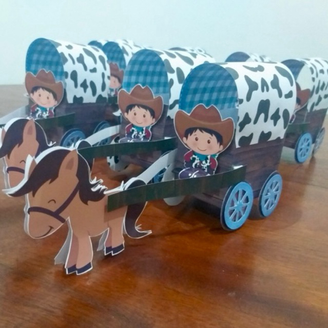 FAZENDINHA CAIXA CARROÇA | LEMBRANCINHA FAZENDINHA