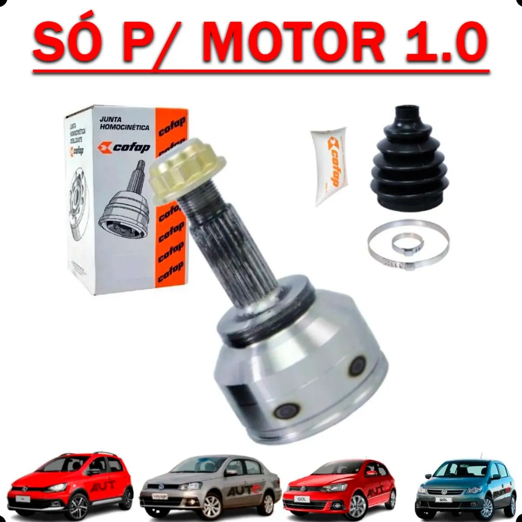 Junta Homocinética 22x22 Dentes Gol G5 G6 G7 Fox Voyage (Todos 1.0) de 2008 à 2020 em Oferta na Shopee