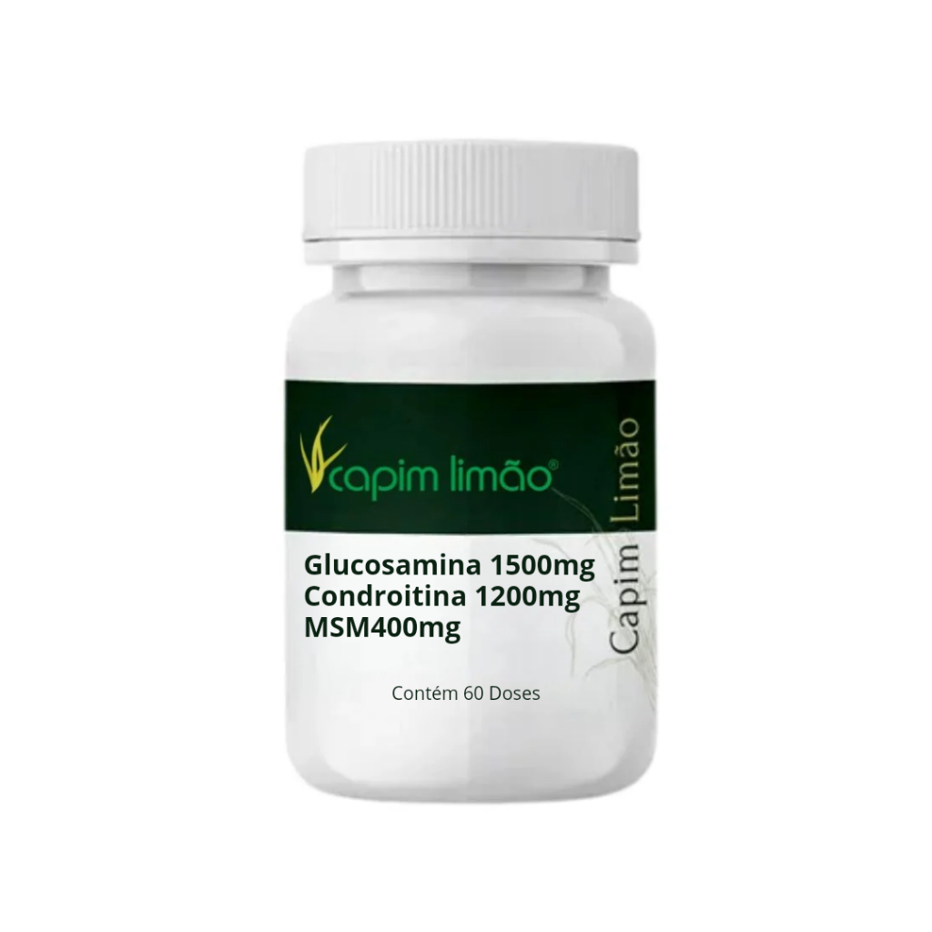 Glucosamina 1500mg Condroitina 1200mg MSM400mg 60 Doses em Oferta na Shopee