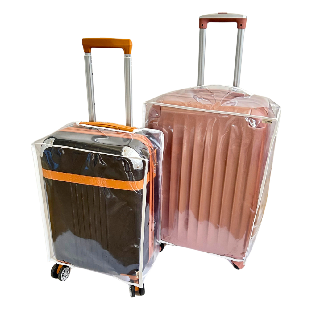 2 Capas Para Mala de Viagem: 1 P 10Kg e 1 M 23kg - Protege de arranhão, água, impacto, risco em Oferta na Shopee