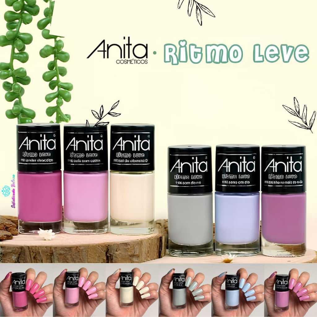Esmalte Anita  Coleção Ritmo Leve unitário em Oferta na Shopee