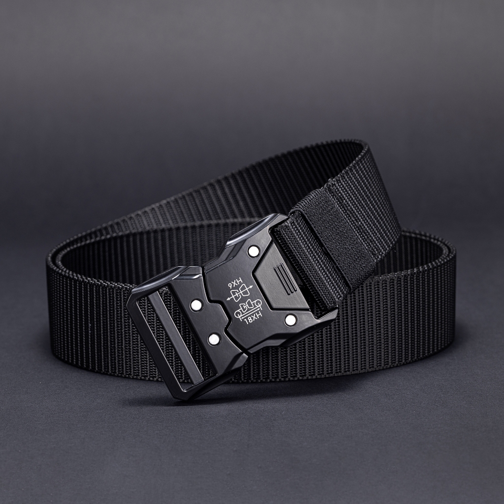 Cinto Tático com Fivela Automática – Durável e Confortável para Aventuras ao Ar Livre em Oferta na Shopee