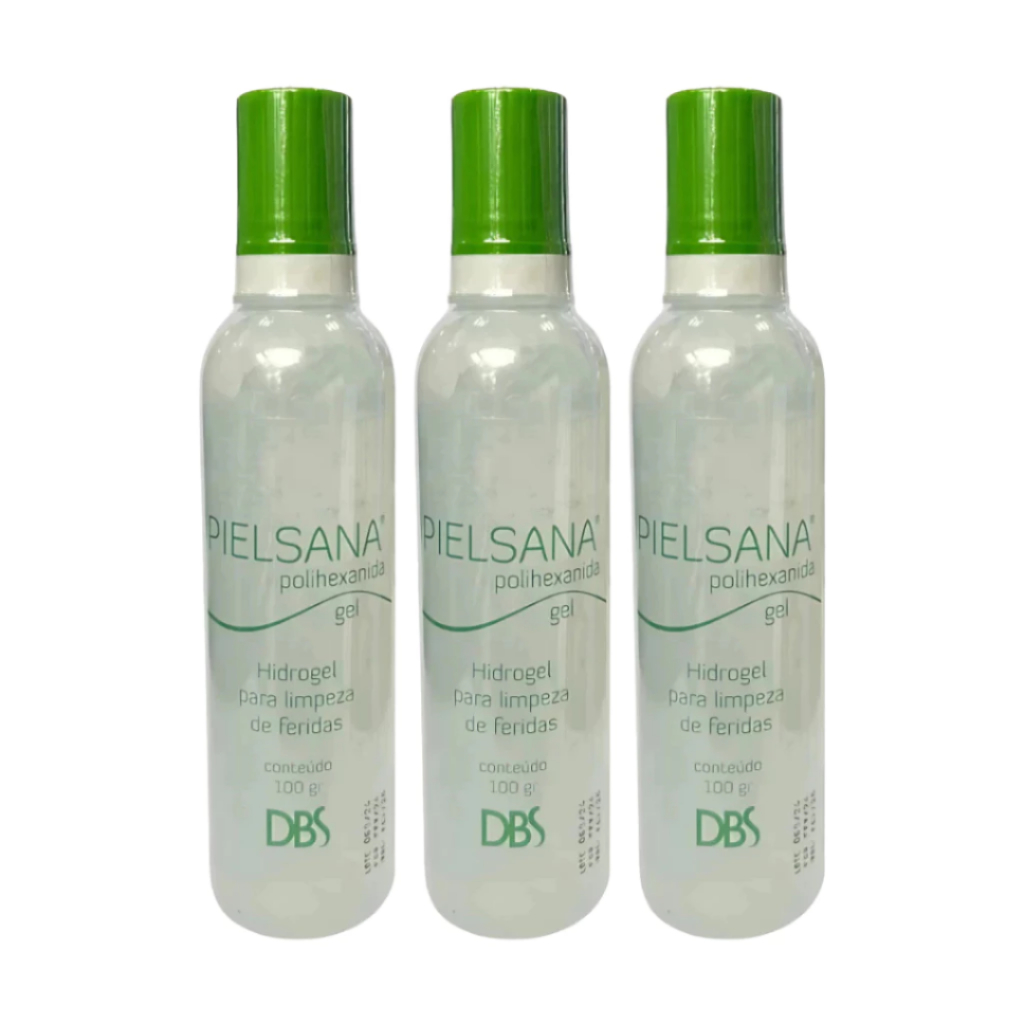 Kit 3 Pielsana Polihexanida Hidrogel 100g (1) Dbs