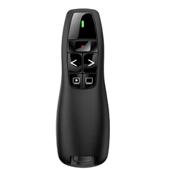 Controle Apresentador Sem Fio Wireless 2.4GHz Laser Vermelho 100m USB Plug Play