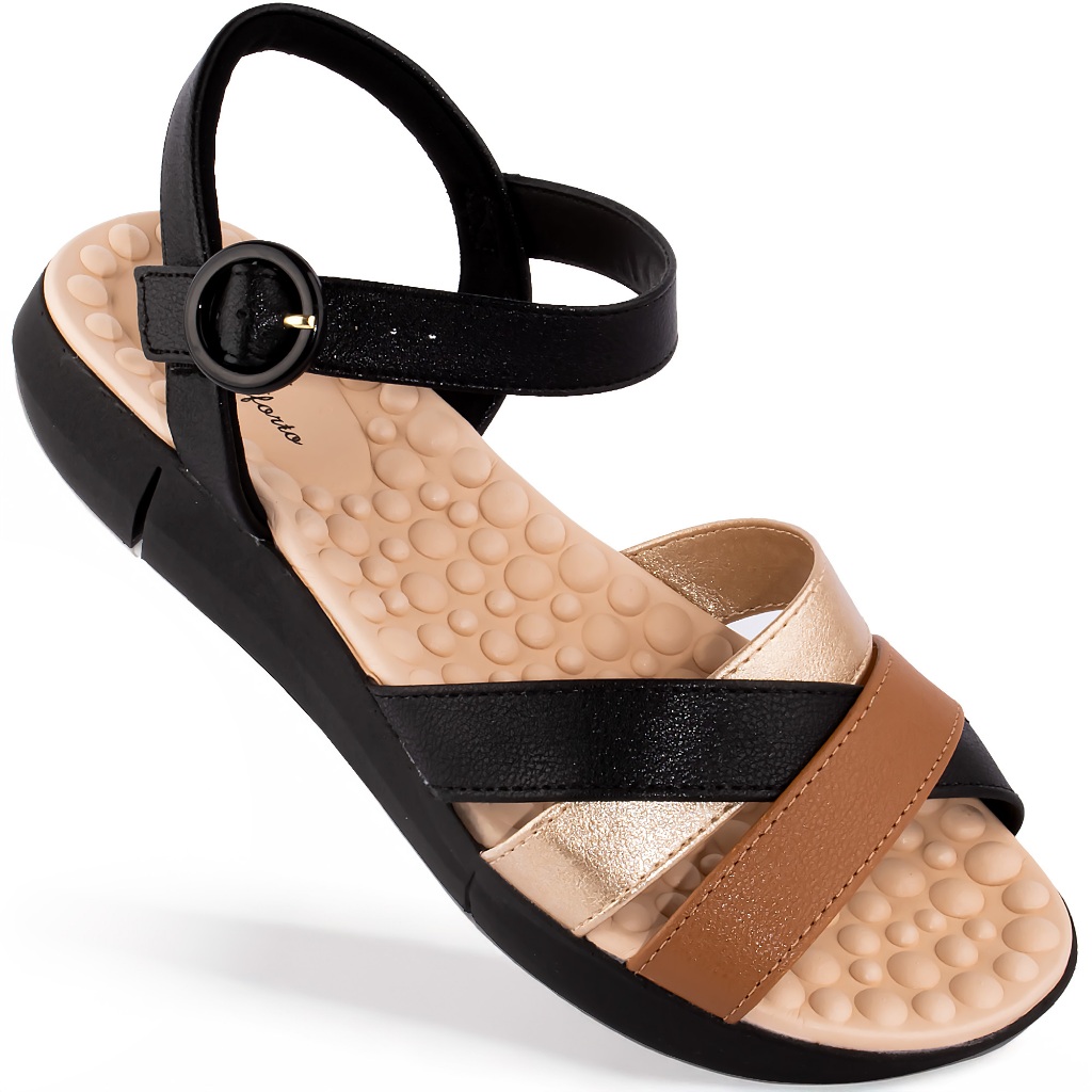 Sandália Modare Esporão Confortável Ortopédica Original 7142 Caramelo em Oferta na Shopee