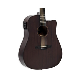 Violão Tagima Folk Elétrico Kansas Gran Reserva Dkmop Dark Mahogany Open Pore Destro Techwood em Oferta na Shopee