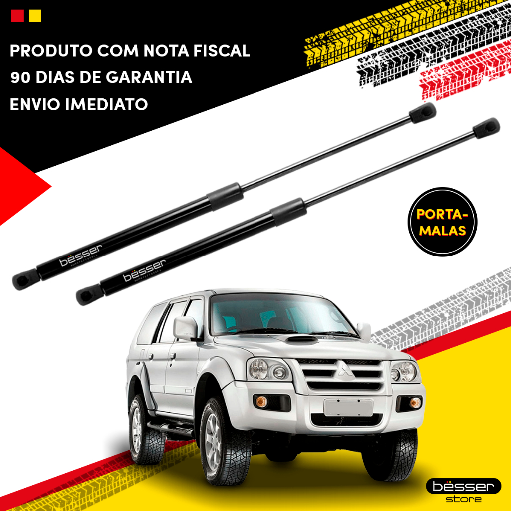 Par Amortecedor Tampa Traseira Porta Malas Pajero Sport Pistão a Gás Porta Malas Pajero Sport em Oferta na Shopee