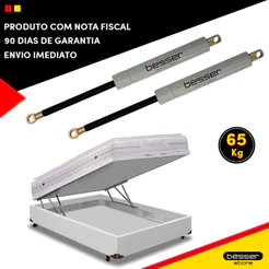 Par Amortecedor Pistão a Gás para Cama Box Baú Igual Ao Mg 20087 65kgf/650n Pistão Cama Box Casal