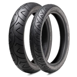 Par Pneu 100/80-17 + 130/70-17 Flash Sport Fazer FZ15 250cc Twister CB300 Ninja Sem Câmara