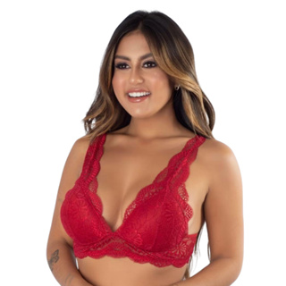 Sutiã Renda Soutiens Basico Bojo Confortável Top Sensual Cropped em Oferta na Shopee